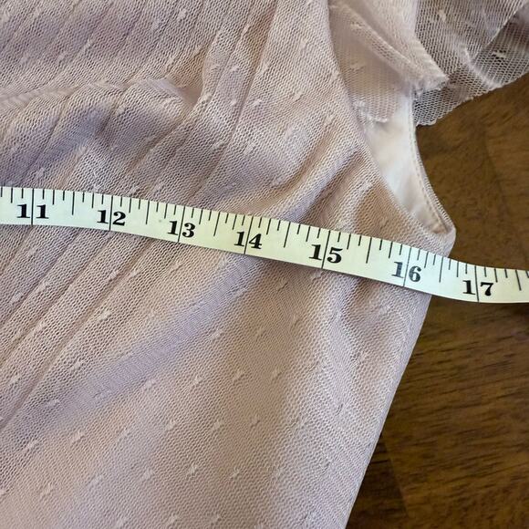 BCBGMAXAZRIA Ruffled Point D'esprit Gown - Picture 7 of 10